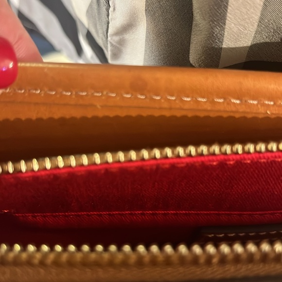 Dooney & Bourke Tan Leather Shoulder Bag - Picture 10 of 12